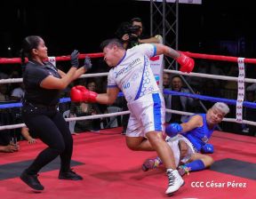 Así se vivió la velada boxística "El Desafío" en el Polideportivo Alexis Argüello