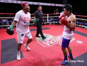 Así se vivió la velada boxística "El Desafío" en el Polideportivo Alexis Argüello
