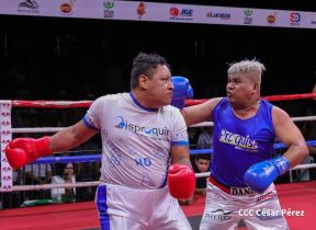 Así se vivió la velada boxística "El Desafío" en el Polideportivo Alexis Argüello