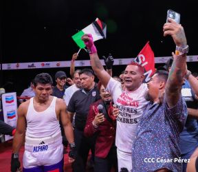 Así se vivió la velada boxística "El Desafío" en el Polideportivo Alexis Argüello