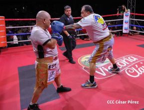 Así se vivió la velada boxística "El Desafío" en el Polideportivo Alexis Argüello