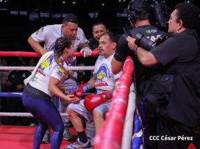 Así se vivió la velada boxística "El Desafío" en el Polideportivo Alexis Argüello