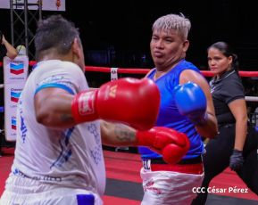 Así se vivió la velada boxística "El Desafío" en el Polideportivo Alexis Argüello
