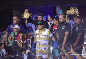 Así se vivió la velada boxística "El Desafío" en el Polideportivo Alexis Argüello