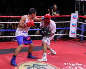 Así se vivió la velada boxística "El Desafío" en el Polideportivo Alexis Argüello