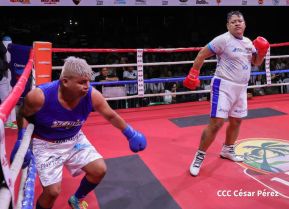 Así se vivió la velada boxística "El Desafío" en el Polideportivo Alexis Argüello