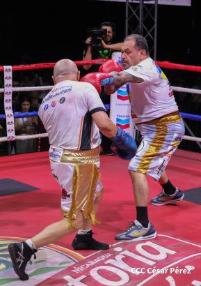 Así se vivió la velada boxística "El Desafío" en el Polideportivo Alexis Argüello