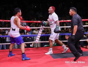 Así se vivió la velada boxística "El Desafío" en el Polideportivo Alexis Argüello