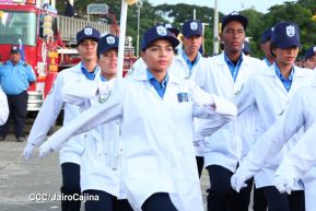 Conmemoración de los 45 años de fundación de la Policía Nacional y el Ministerio del Interior