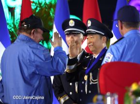 Conmemoración de los 45 años de fundación de la Policía Nacional y el Ministerio del Interior