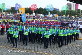Conmemoración de los 45 años de fundación de la Policía Nacional y el Ministerio del Interior
