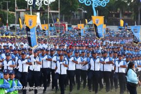 Conmemoración de los 45 años de fundación de la Policía Nacional y el Ministerio del Interior
