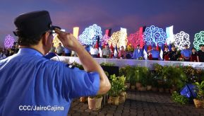 Conmemoración de los 45 años de fundación de la Policía Nacional y el Ministerio del Interior