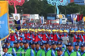 Conmemoración de los 45 años de fundación de la Policía Nacional y el Ministerio del Interior