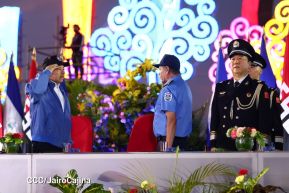 Conmemoración de los 45 años de fundación de la Policía Nacional y el Ministerio del Interior