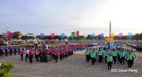 Conmemoración de los 45 años de fundación de la Policía Nacional y el Ministerio del Interior