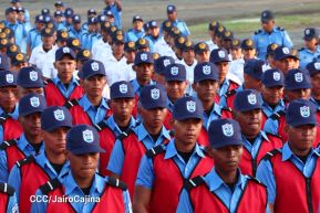 Conmemoración de los 45 años de fundación de la Policía Nacional y el Ministerio del Interior