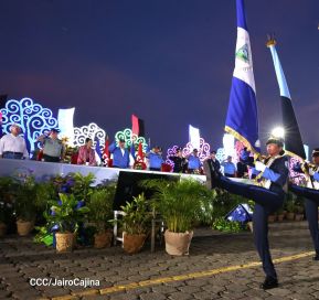 Conmemoración de los 45 años de fundación de la Policía Nacional y el Ministerio del Interior
