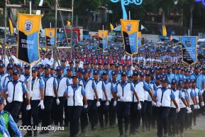 Conmemoración de los 45 años de fundación de la Policía Nacional y el Ministerio del Interior