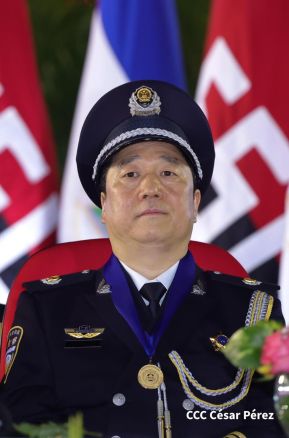 Conmemoración de los 45 años de fundación de la Policía Nacional y el Ministerio del Interior