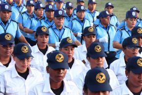 Conmemoración de los 45 años de fundación de la Policía Nacional y el Ministerio del Interior