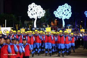 Conmemoración de los 45 años de fundación de la Policía Nacional y el Ministerio del Interior