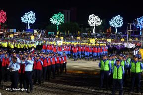 Conmemoración de los 45 años de fundación de la Policía Nacional y el Ministerio del Interior