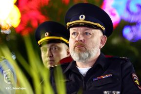 Conmemoración de los 45 años de fundación de la Policía Nacional y el Ministerio del Interior