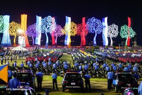 Conmemoración de los 45 años de fundación de la Policía Nacional y el Ministerio del Interior