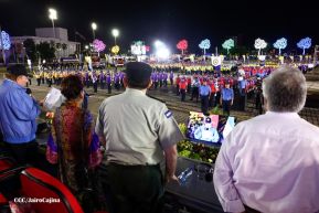 Conmemoración de los 45 años de fundación de la Policía Nacional y el Ministerio del Interior