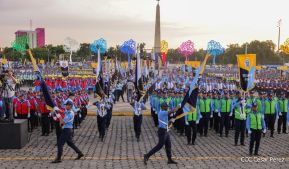Conmemoración de los 45 años de fundación de la Policía Nacional y el Ministerio del Interior