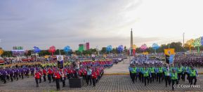 Conmemoración de los 45 años de fundación de la Policía Nacional y el Ministerio del Interior