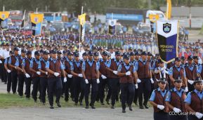Conmemoración de los 45 años de fundación de la Policía Nacional y el Ministerio del Interior