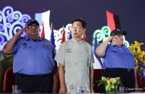 Conmemoración de los 45 años de fundación de la Policía Nacional y el Ministerio del Interior