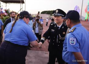 Conmemoración de los 45 años de fundación de la Policía Nacional y el Ministerio del Interior