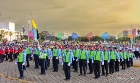 Conmemoración de los 45 años de fundación de la Policía Nacional y el Ministerio del Interior