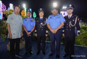 Conmemoración de los 45 años de fundación de la Policía Nacional y el Ministerio del Interior