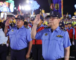 Conmemoración de los 45 años de fundación de la Policía Nacional y el Ministerio del Interior