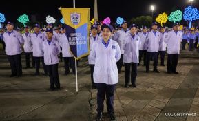 Conmemoración de los 45 años de fundación de la Policía Nacional y el Ministerio del Interior