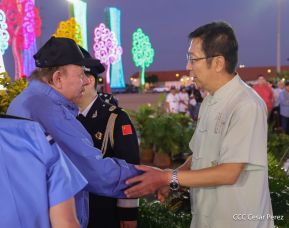 Conmemoración de los 45 años de fundación de la Policía Nacional y el Ministerio del Interior