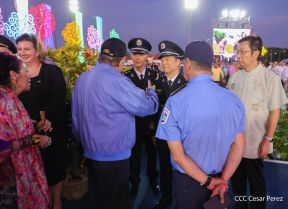 Conmemoración de los 45 años de fundación de la Policía Nacional y el Ministerio del Interior