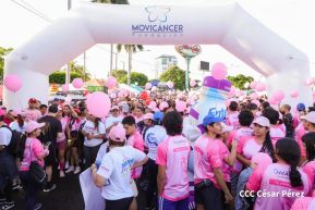  Caminata "Yo Corro por Ellas", por la prevención y lucha contra el cáncer de mama