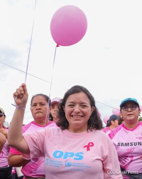  Caminata "Yo Corro por Ellas", por la prevención y lucha contra el cáncer de mama