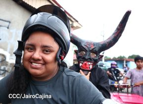Los Agüizotes se toman las calles y avenidas de Masaya 