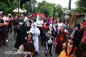 Los Agüizotes se toman las calles y avenidas de Masaya 