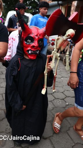 Los Agüizotes se toman las calles y avenidas de Masaya 