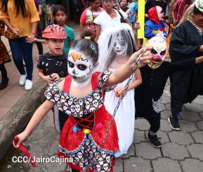 Los Agüizotes se toman las calles y avenidas de Masaya 