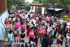Los Agüizotes se toman las calles y avenidas de Masaya 