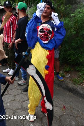 Los Agüizotes se toman las calles y avenidas de Masaya 