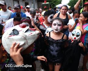 Los Agüizotes se toman las calles y avenidas de Masaya 